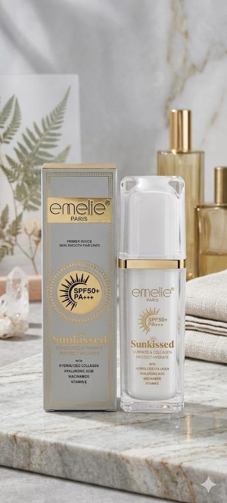 Emelie Sunkissed Illuminated Sunscreen